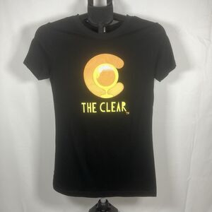 The Clear Cannabis Brand Shirt Unisex Gold Accents Next Level Size Medium